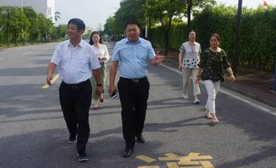 曹振雷主任考察南海西樵衛生用品產業集群地，參觀廣東昱升龍頭企業